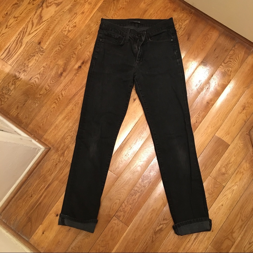 Black mid-rise Joe’s jeans